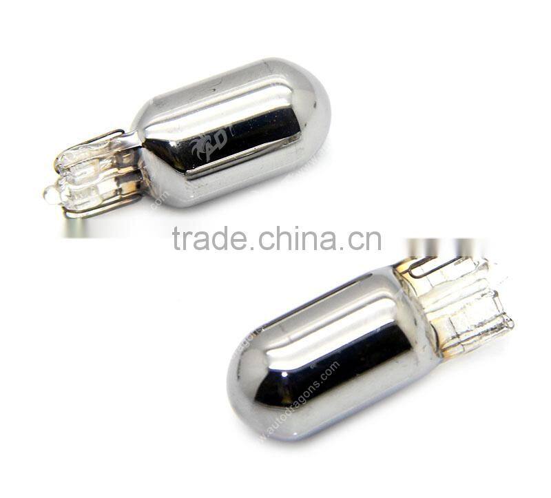 194 168 t10 chrome amber w5w bulb, led side marker amber