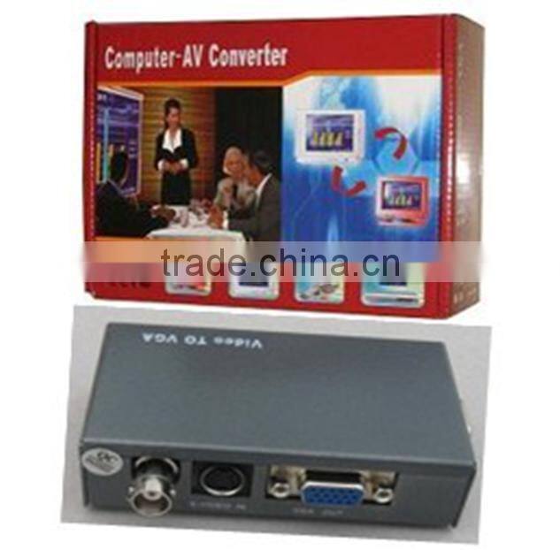 multiple signal converter, different signal Free Transform video converter, CVBS S-VIDEO AV VGA Convertor video converter