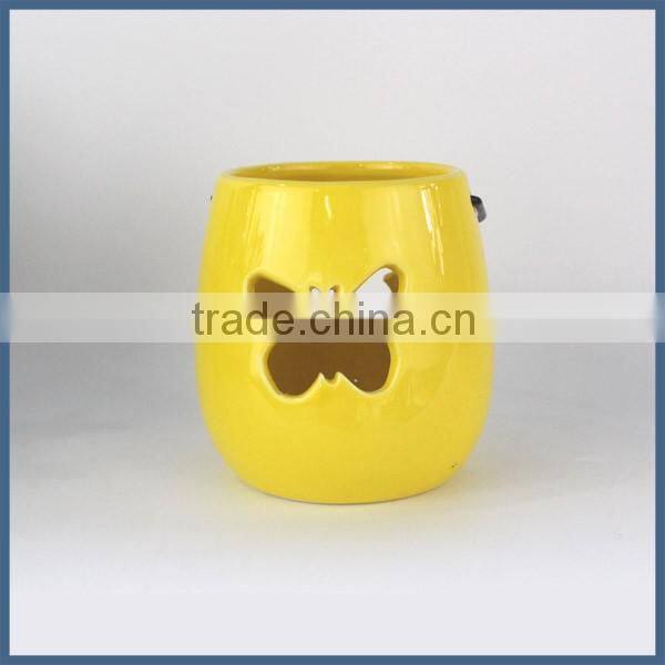 Hot new small size lovely ceramic candle holder lantern