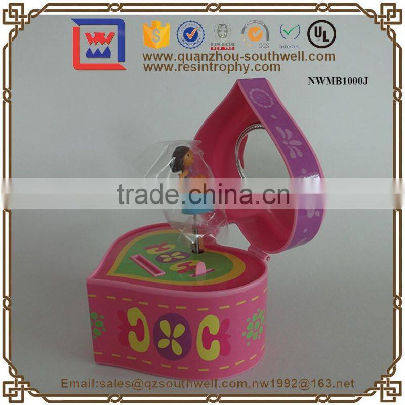 China Supplier Plastic Jewelry Box Carousel Horse Music Box