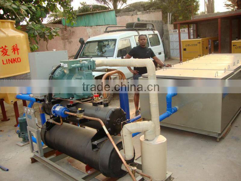 transparent block ice maker with Bitzer Compressor