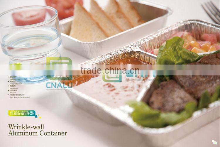 Die Cut Aluminium Foil Container Lid with PP lacquer