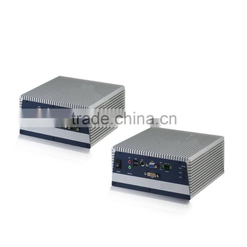 Intel Core i7 i5 P4500 CPU 1*VGA 1*DVI 3*LAN 6*USB 4*COM fanless industrial pc