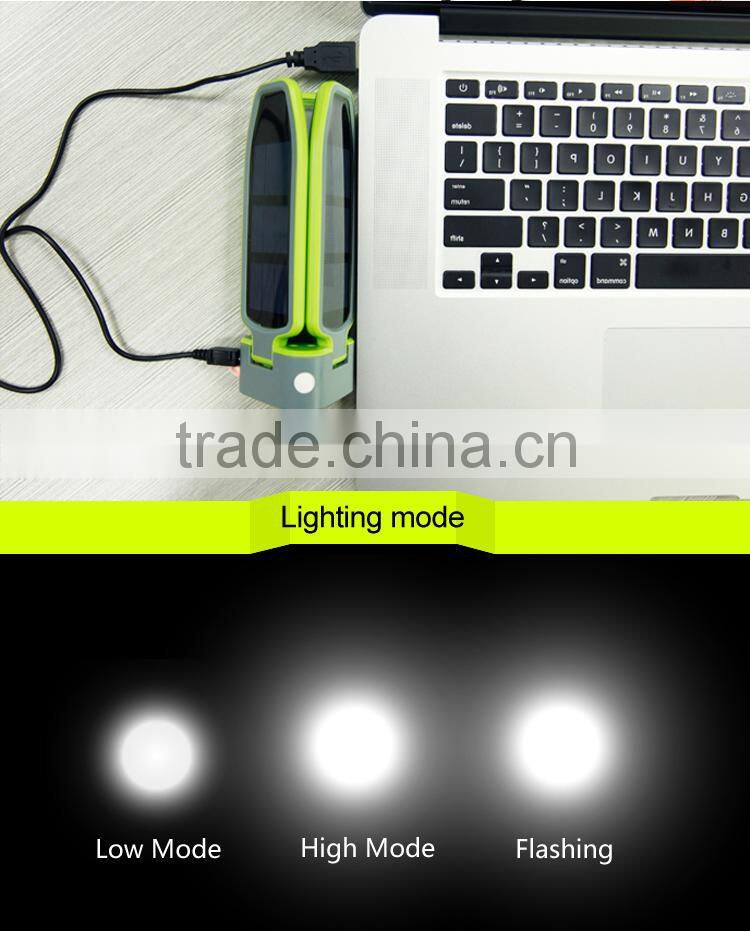 Solar home lantern clover portable outdoor led camping lantern flashlight