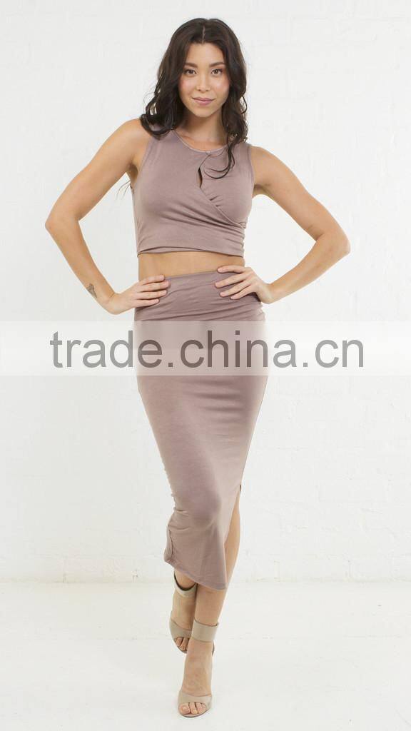 2016 New arrival long cotton skirt for women long maxi skirts