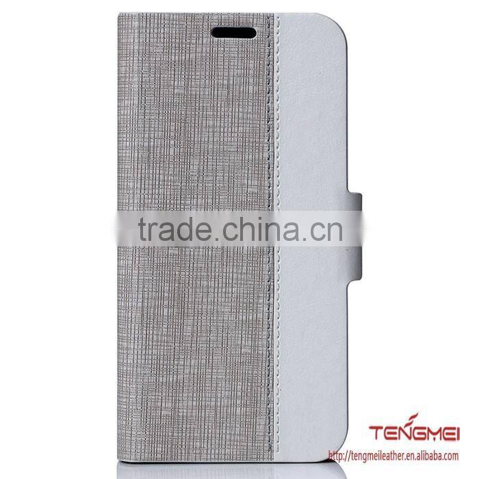 bi-color plaid leather shockproof case for samsung s7 edge