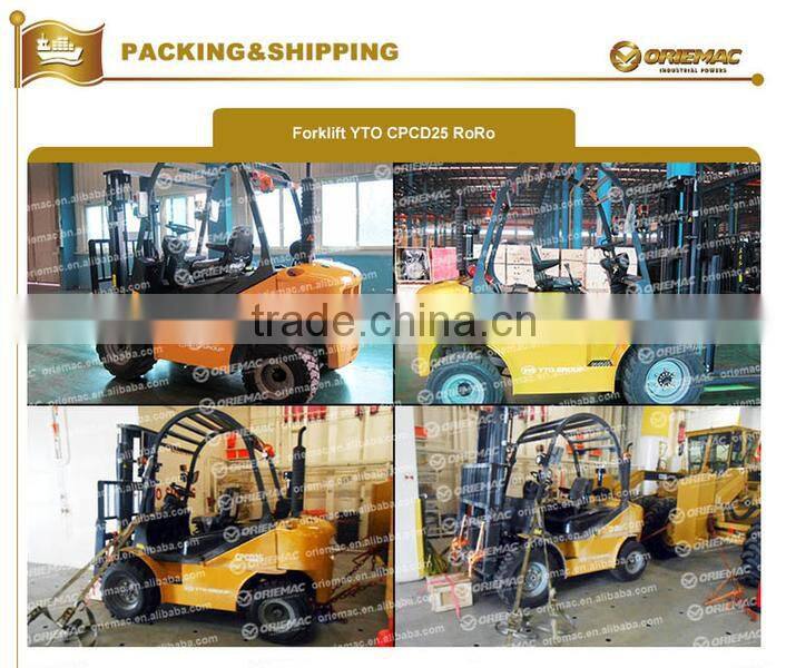 YTO brand 7T diesel forklift CPCD70