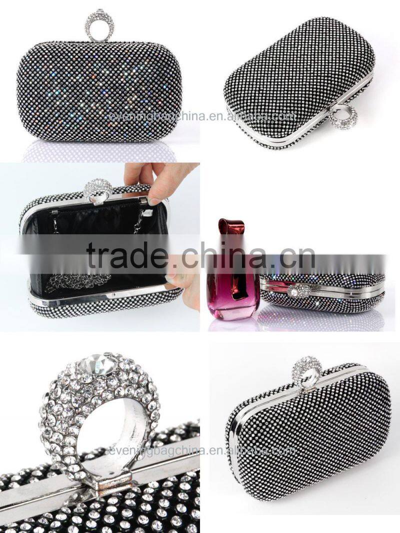 Diamond pearl women wallet ladies' evening bag from China
