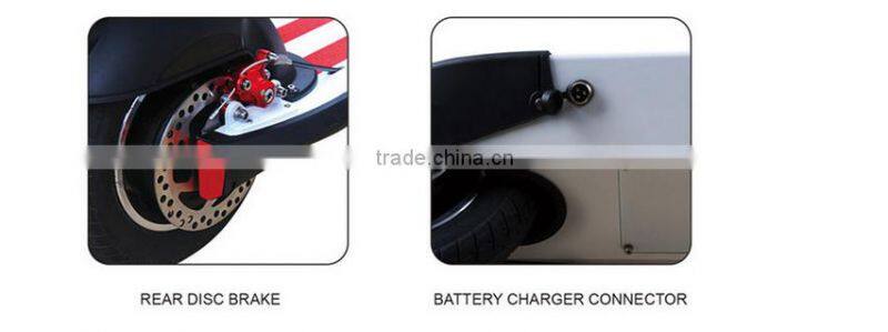 wholesale CE Approved With Handle Electric Longboard kick scooter