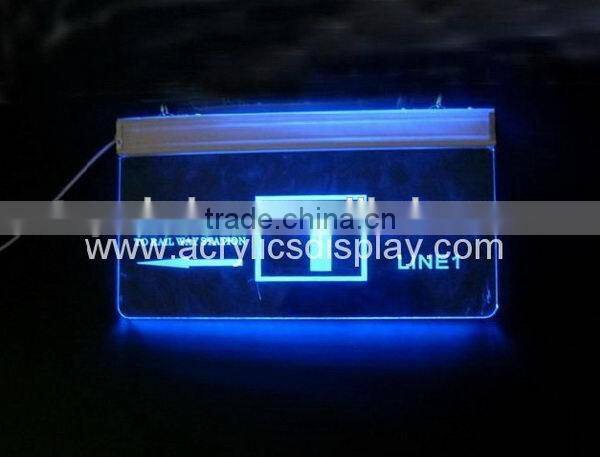 Economic useful acrylic led sign display shenzhen