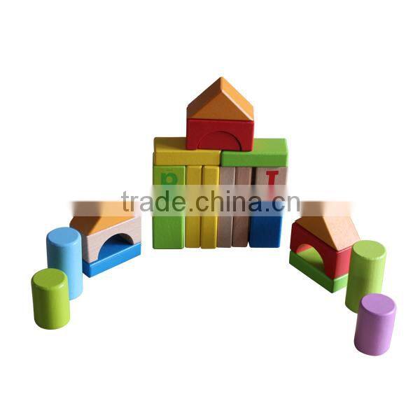 Popular wooden building blocks for kids