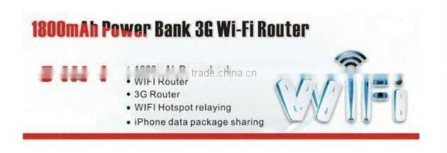 6 In 1 Mini Portable 3G Router; Mini Portable 3G Router Support 6 Kinds Working Modes
