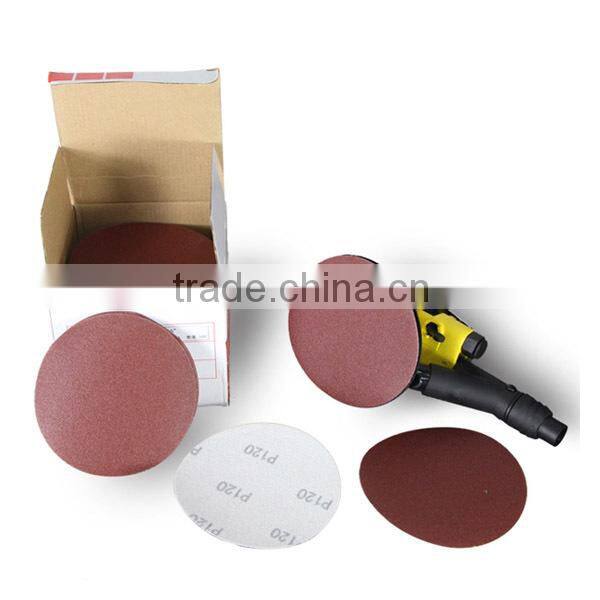 Red Aluminum Oxide PSA Sanding Disc, White Aluminum Oxide Hook And Loop Sanding Disc