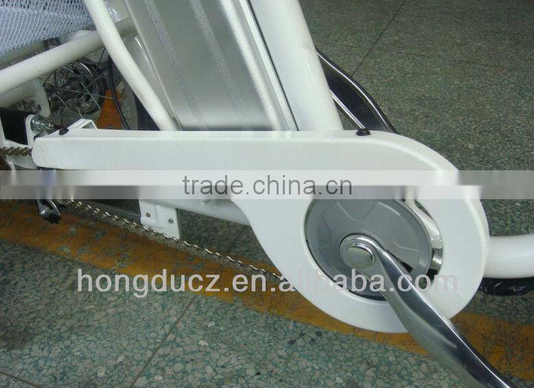 250W Llithium battery small electric tricycle for sale with front&rear basket