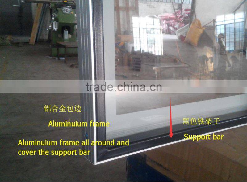 Tempered glass 12mm Aluminum Frame basketball backboard
