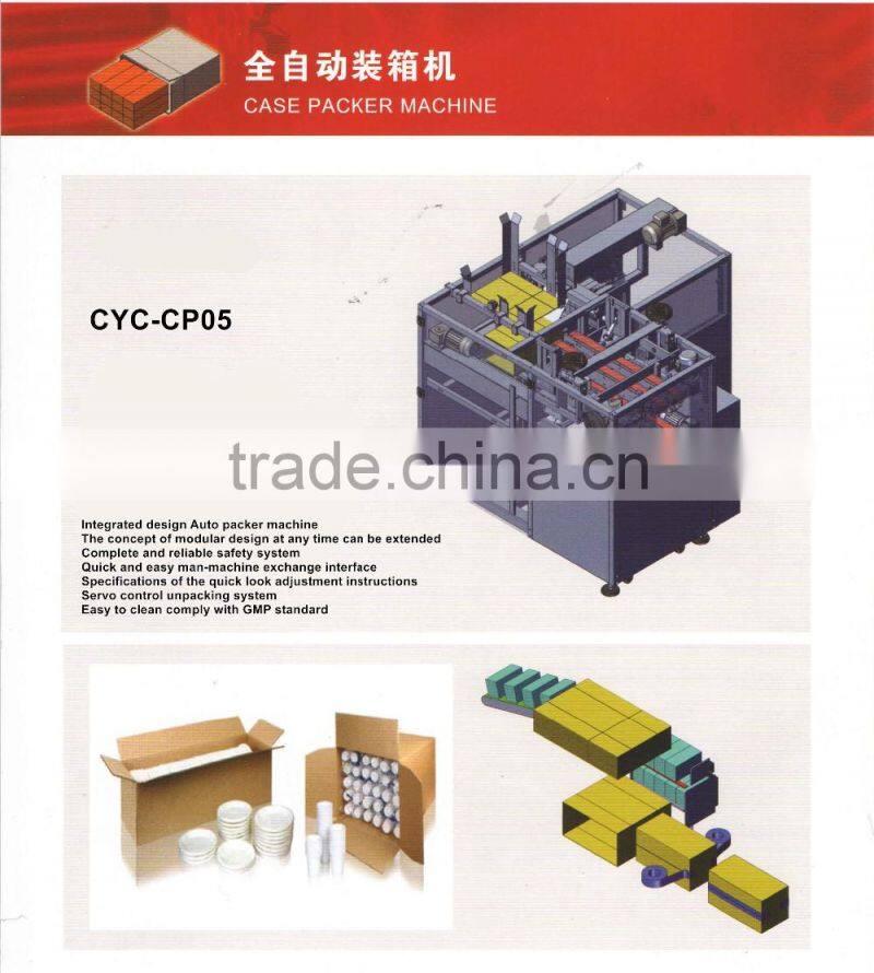 CYC-CM180 Fully Automatic cartoning packaging manufacturer