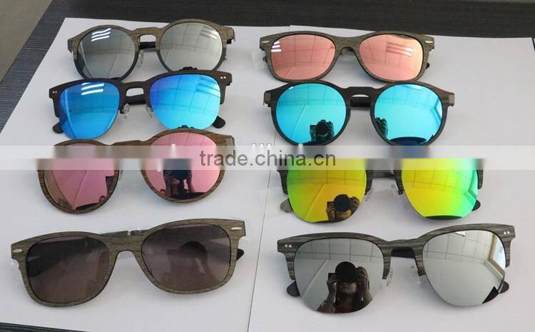 2016 new style fashion Custom colourful carbon fiber frame wooden design optics reading glasses