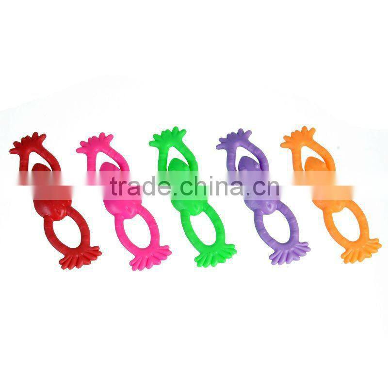 Promotional Sticky Slingshot frog toys for kids
