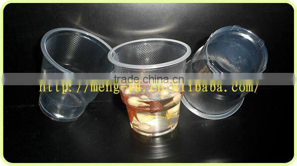 200ML disposable PP transparent eco-friendly plastic beverage cup