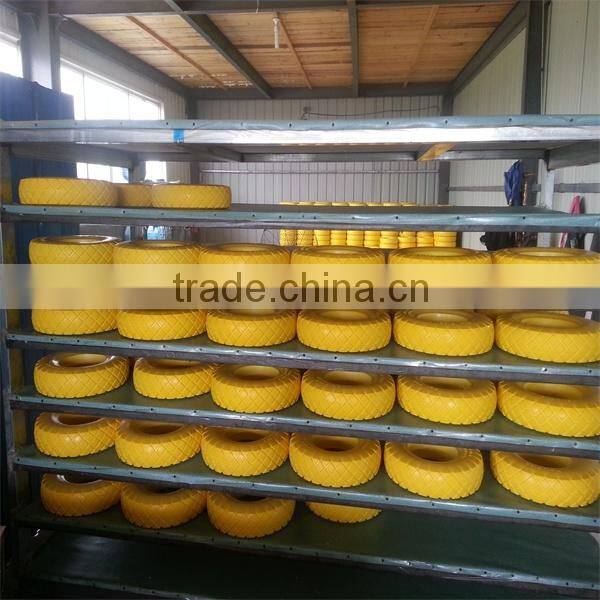 pneumatic pu foam solid rubber wheel