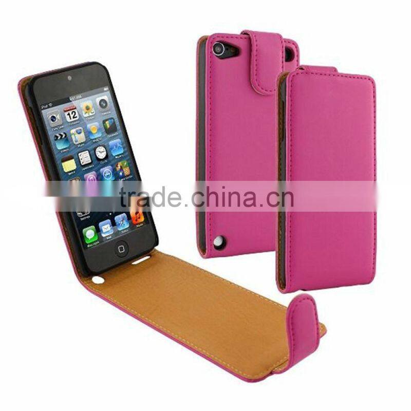 2015 new design oem smart leather case for ipod touch 5