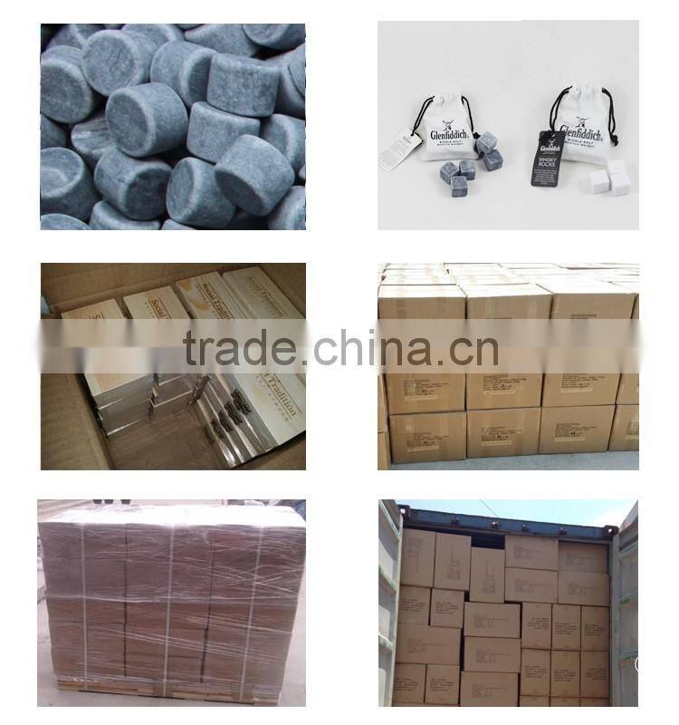 amazon top selling reusable food grade granite whisky stones in wooden box