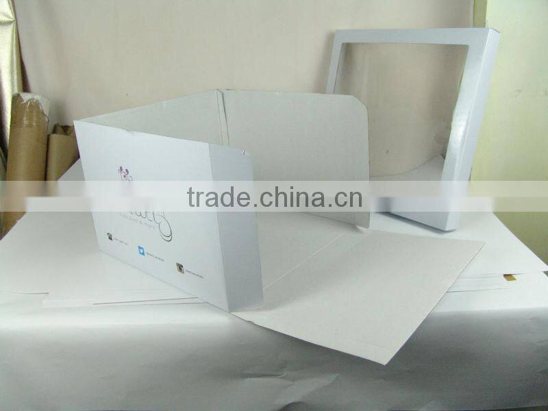 colorful good design box hand-held cake box packing