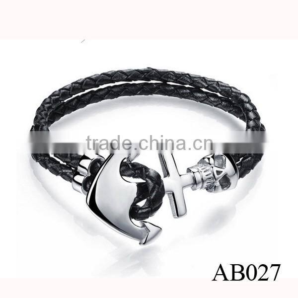 Factory Price Leather Bracelet,Charm Bracelet Jewelry,Fashion Magnetic Bracelet For Men