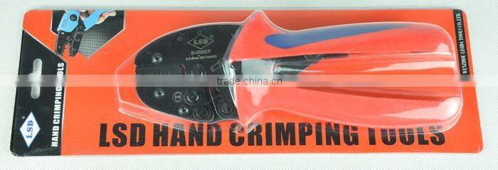 CE ROHS experience production for 10years LSDgood qutails pliers for wire-end ferrules S-056EF ratchet hand crimping tools