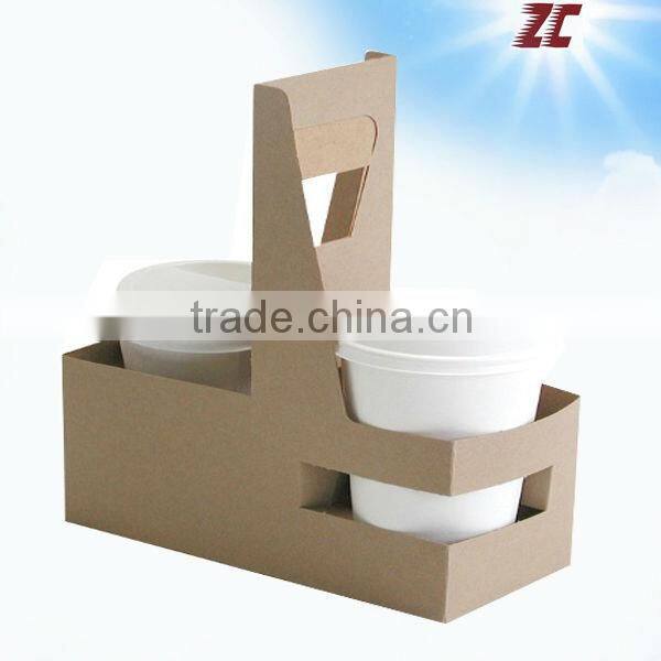 Factory Direct Sale Take Away Kraft Paper beer carrier