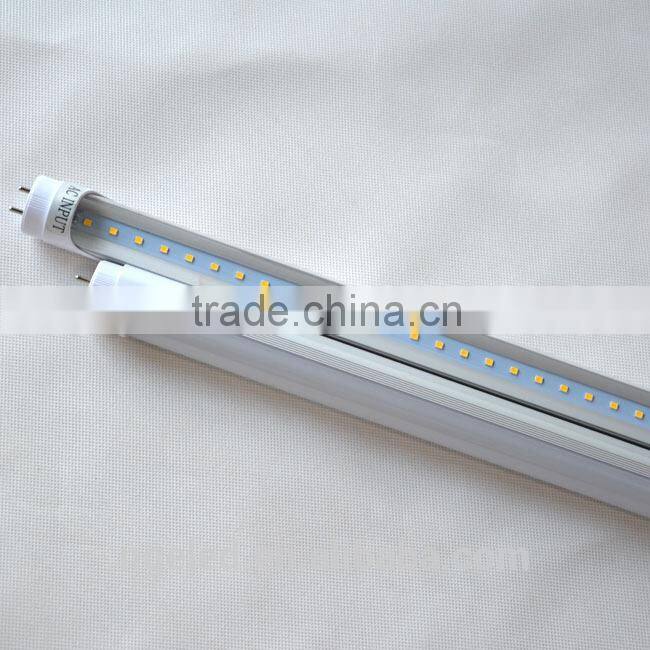 CE RoHS Ra80 36w 8ft led tube light with transparent & frosted PC cover