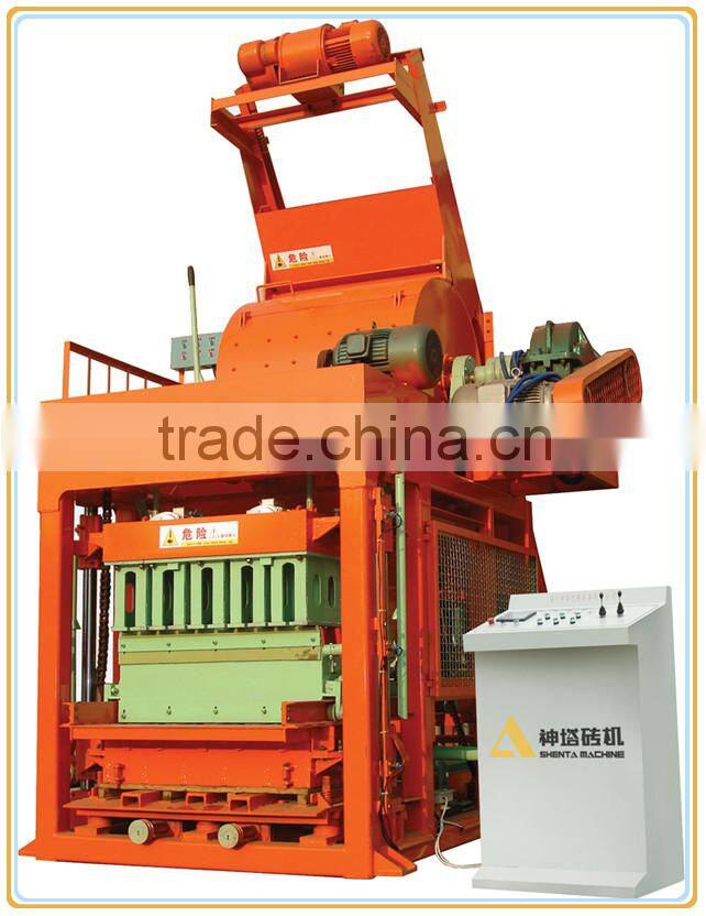 Good price ! QTJ4-18 easy operate cement construction brick making machine