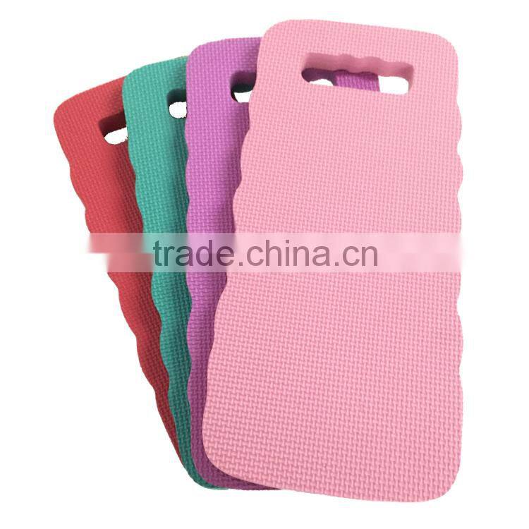 Cheapest new design eva knee pad soft working garden knee pad eva Preferential EVA Foam Kneeling Mat with Hand Hole Carrying
