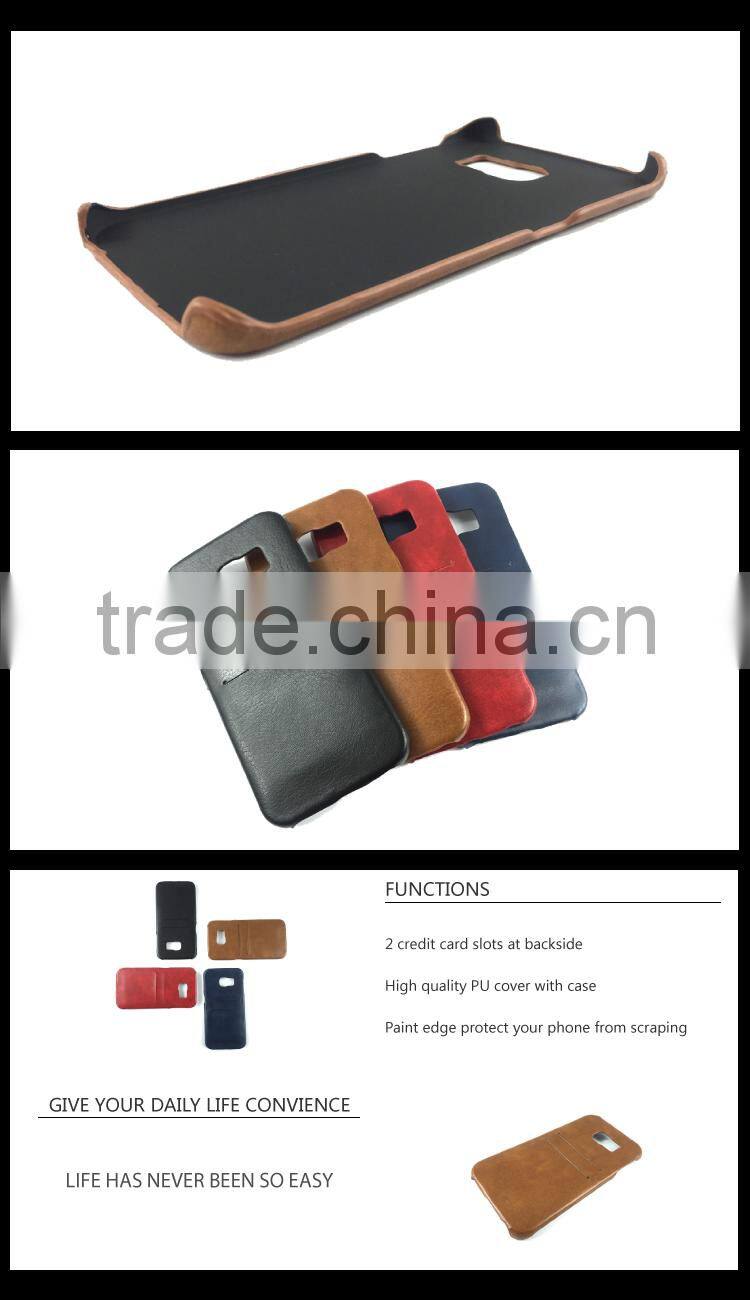 2016 New Arrival PU Leather Phone Cover Case For Samsung Galaxy S7 For Samsung Galaxy S7 Edge