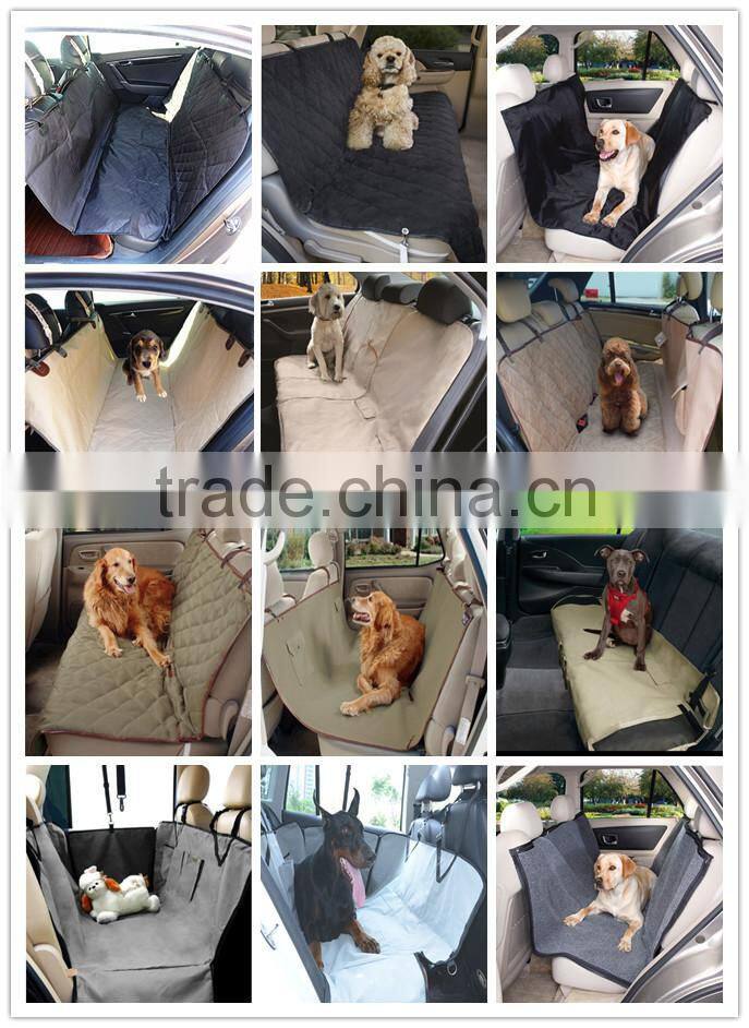 Deluxe optional material dirt resistant dog seat cover,Black