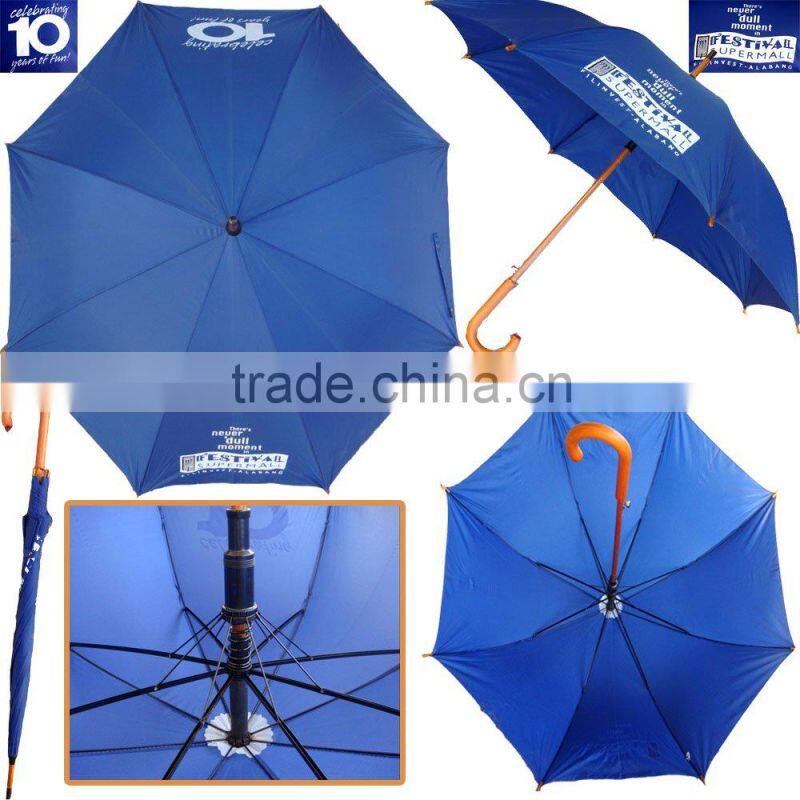 16k green good quality straight umbrella