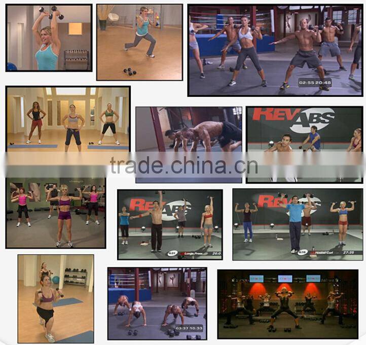 wholesale aerobic muscle training/chest training hexagon Dumbell with great price
