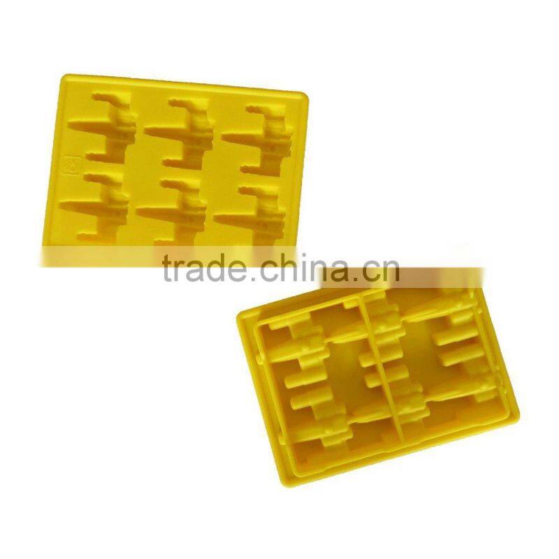 FDA food grade non stick bpa free wars lego star silicone chocolate molds cartoon wholesale