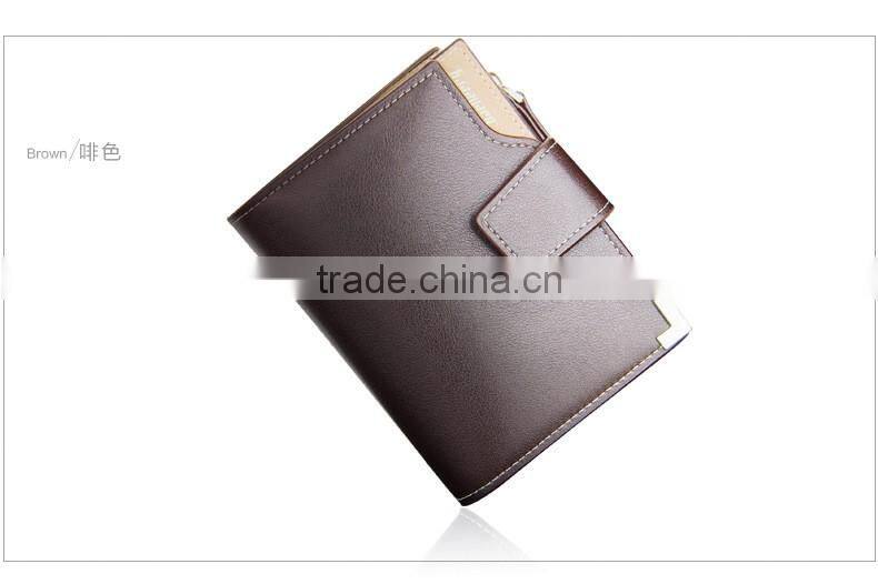 Fashion short man leather baellerry wallet