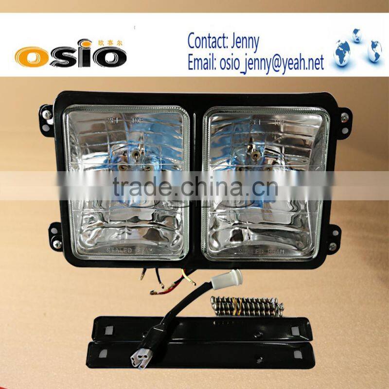 6 inch SQUARE Fog Light SET 12V/24V Auto Halogen Crystal Sealed Beam H4