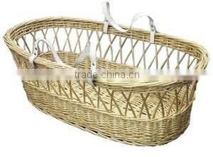 Wicker moses basket / wicker Baby bassinet