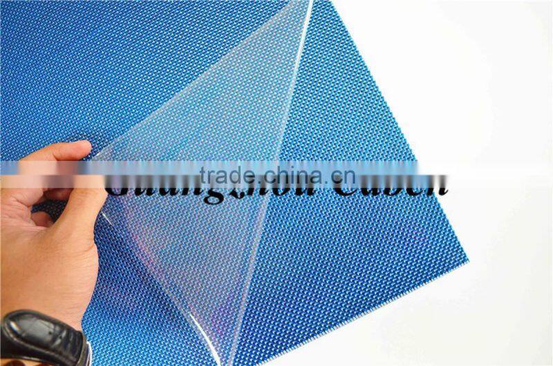 Best selling low price Hybrid 3K blue+silver glossy hybrid fiberglass sheet made in golden supplier