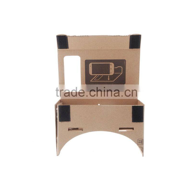 Virtual Reality VR Google Glasses Google Cardboard 3D Glasses for Mobile Phone 5.0 Screen + Adjustable Head Mout Strap Belt