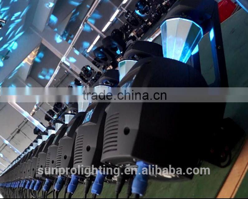 Prismatic shape 14 gobos 230w beam scanner stage light