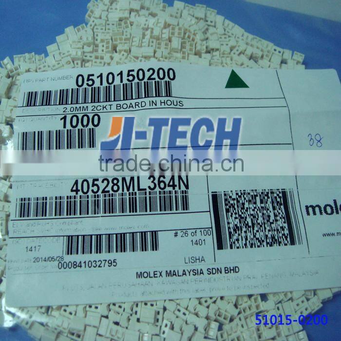 molex 2.0mm pitch 2 pin 51015 series 51015-0200 wire to board male connector