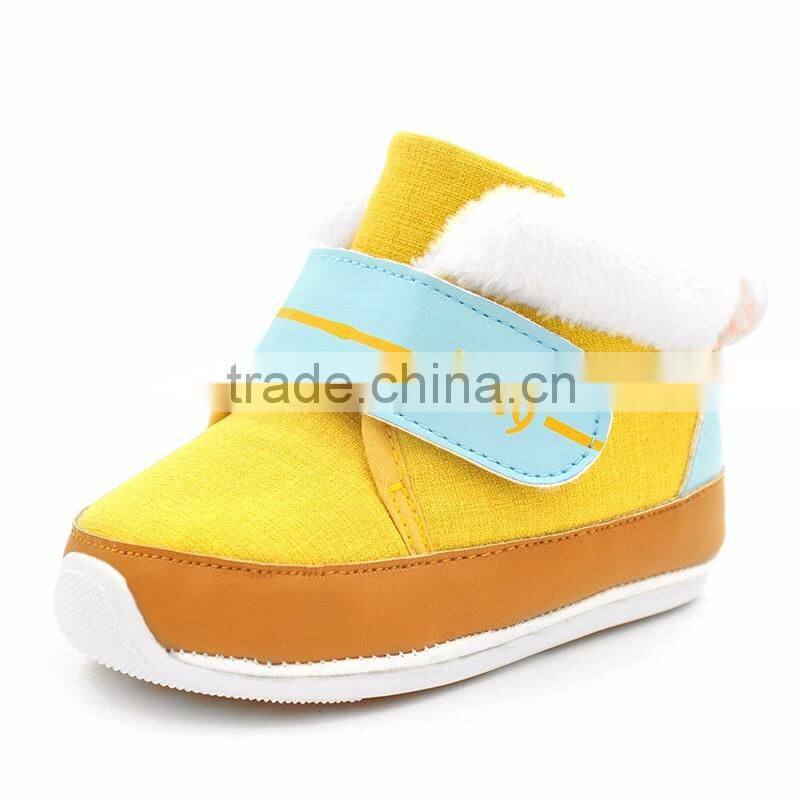 2016 XIAOLIUBAO cute anti-skidding child shoes warm comfortable soft touch baby shoes