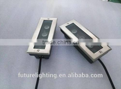 2017 square 3W led underground light IP67 landscape lamps underground led light
