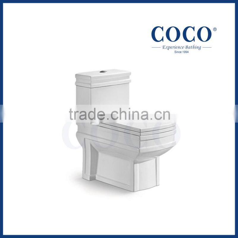 COCO sanitary ware SASO Saudi Washdown one piece toilet seat