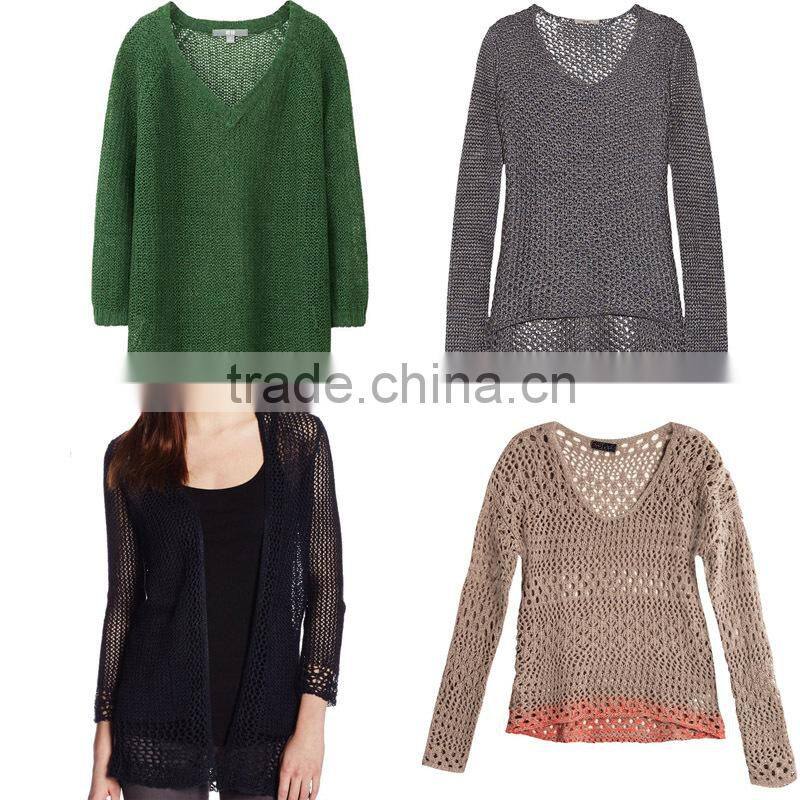 15STC2217 boat neck knit linen dress