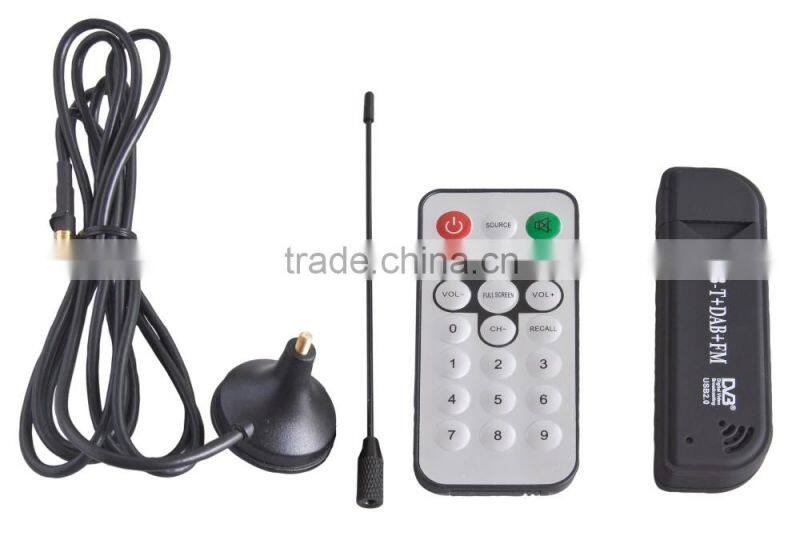 High quality DVB-T ISDB-T MPEG4 digital TV tuner SDR radio